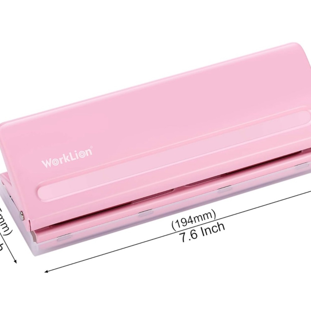 Worklion adjustable 6-hole punch for A4, A5, & A6 - 6 sheet capacity NEW - Picture 5 of 10